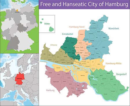 simsearch:400-08053117,k - Hamburg is the second largest city in Germany and the eighth largest city in the European Union Foto de stock - Super Valor sin royalties y Suscripción, Código: 400-08787930