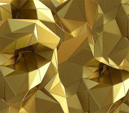 simsearch:400-08976480,k - Luxury gold abstract triangle background. 3D rendering Photographie de stock - Aubaine LD & Abonnement, Code: 400-08788076