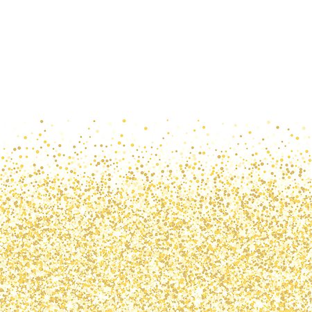 simsearch:400-08411358,k - Gold glitter background. Golden sparkles on white background. Vector illustration. Foto de stock - Super Valor sin royalties y Suscripción, Código: 400-08788303