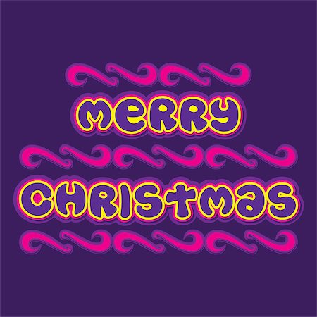 simsearch:400-05746178,k - creative typography of merry christmas poster design Foto de stock - Super Valor sin royalties y Suscripción, Código: 400-08780127