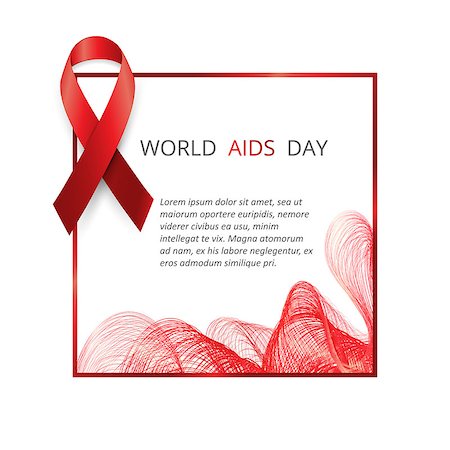 simsearch:400-08341383,k - Aids Awareness. World Aids Day concept. Vector illustration EPS10 Stock Photo - Budget Royalty-Free & Subscription, Code: 400-08794780