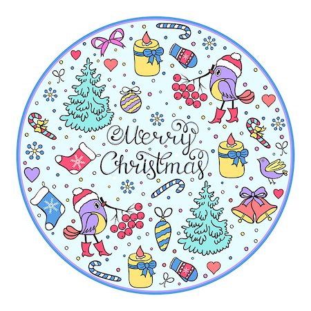 simsearch:400-07215586,k - Vector illustration of colorful christmas pattern. Christmas background. Stock Photo - Budget Royalty-Free & Subscription, Code: 400-08795763