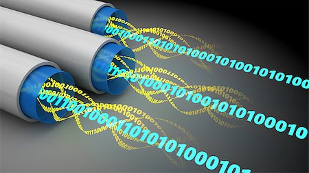 simsearch:400-07995091,k - 3d illustration of digital data stream inside fiber optics cables Stock Photo - Budget Royalty-Free & Subscription, Code: 400-08795960