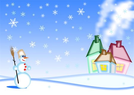 splav (artist) - New Year and Merry Christmas fine background Fotografie stock - Microstock e Abbonamento, Codice: 400-08790035