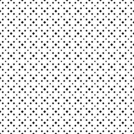 Black and white seamless pattern, repeating geometric tiles with diagonal square, texture with dotted elements, vector illustration. Stockbilder - Microstock & Abonnement, Bildnummer: 400-08790312