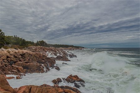 scotia sea - Ocean coast (Cabot Trail, Cape Breton, Nova Scotia, Canada) Stock Photo - Budget Royalty-Free & Subscription, Code: 400-08791278