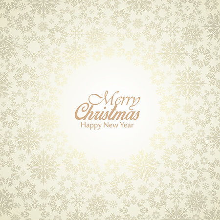 snowflakes on window - Vector Christmas background, Merry Christmas card with snow Foto de stock - Super Valor sin royalties y Suscripción, Código: 400-08791289