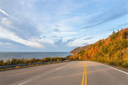 Cabot Trail Scenic view (Cape Breton, Nova Scotia, Canada) Photographie de stock - Aubaine LD & Abonnement, Code: 400-08791606