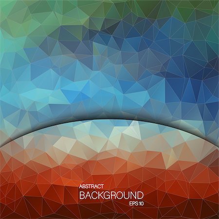 simsearch:400-08345289,k - Abstract 2D triangle geometric colorful background. design for web. Stock Photo - Budget Royalty-Free & Subscription, Code: 400-08791961
