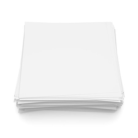 simsearch:400-06924810,k - Stack of stick note (white paper) isolated on white with clipping path Photographie de stock - Aubaine LD & Abonnement, Code: 400-08793090