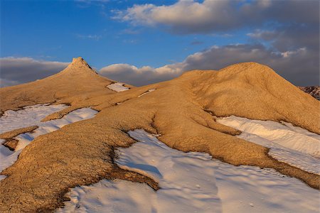simsearch:400-06482097,k - sunset in Mud Volcanoes. Buzau county, Romania Stock Photo - Budget Royalty-Free & Subscription, Code: 400-08793591