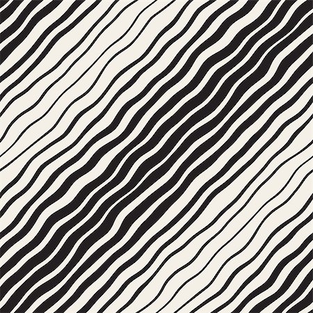 simsearch:400-04857839,k - Hand Drawn Diagonal Lines Pattern. Abstract Freehand Background Design. Vector Seamless Black and White Pattern. Photographie de stock - Aubaine LD & Abonnement, Code: 400-08793844