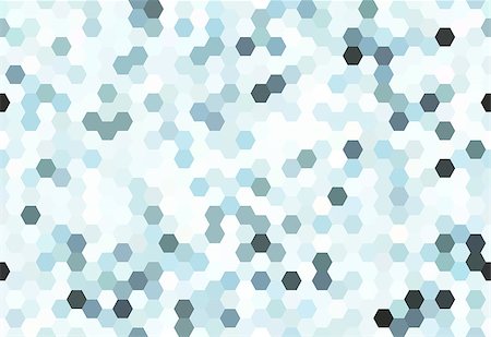 simsearch:400-08749182,k - Mosaic geometric blue pattern - seamless vector background. Stock Photo - Budget Royalty-Free & Subscription, Code: 400-08806008