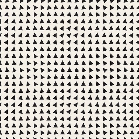 simsearch:400-09098204,k - Vector Seamless Black and White Triangle Pattern. Abstract Geometric Background Design Stock Photo - Budget Royalty-Free & Subscription, Code: 400-08806287