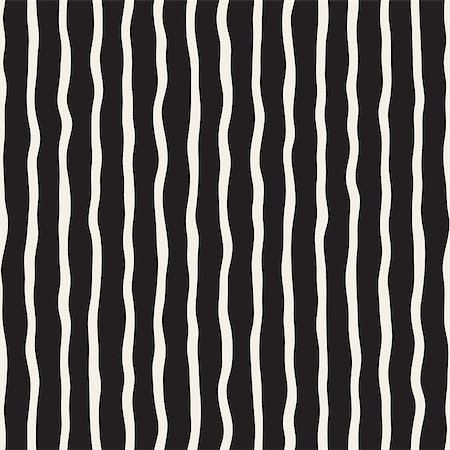 simsearch:400-07932621,k - Vector Seamless Hand Drawn Black and White Stripes Pattern. Abstract Freehand Background Design Foto de stock - Royalty-Free Super Valor e Assinatura, Número: 400-08806403