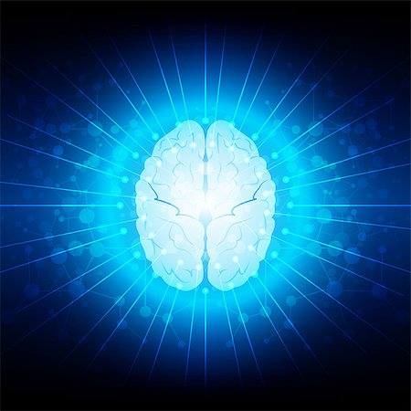 abstract brain connection technology  background. illustration vector design Stock Photo - Budget Royalty-Free & Subscription, Code: 400-08806411