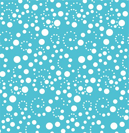 simsearch:400-08807079,k - Christmas seamless pattern with polka dot snowflakes on a blue background. Vector illustration Stock Photo - Budget Royalty-Free & Subscription, Code: 400-08806808