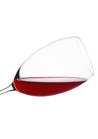 simsearch:400-05676396,k - Red wine glass isolated on white background. Still life Stock Photo - Budget Royalty-Free & Subscription, Code: 400-08809588