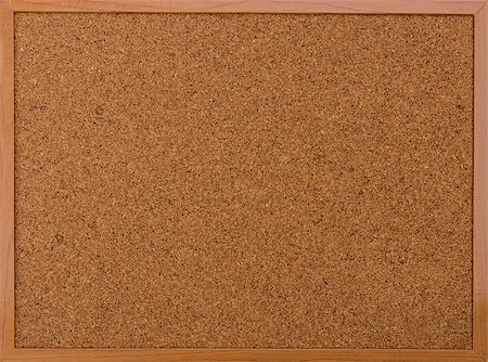 cork board isolated on white background Fotografie stock - Microstock e Abbonamento, Codice: 400-08809751