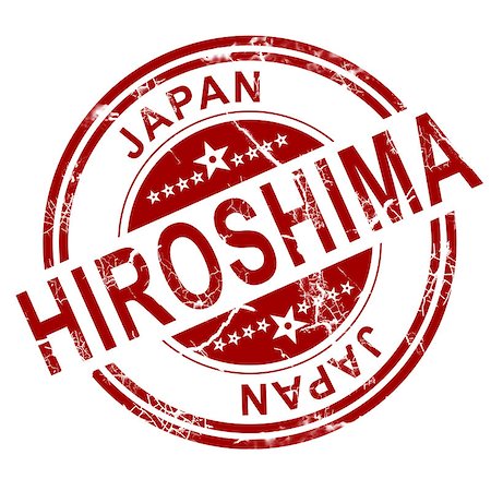 Red Hiroshima stamp with white background, 3D rendering Stock Photo - Budget Royalty-Free & Subscription, Code: 400-08809887