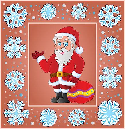 simsearch:400-08199504,k - Christmas composition greeting card 7 - eps10 vector illustration. Stock Photo - Budget Royalty-Free & Subscription, Code: 400-08809945