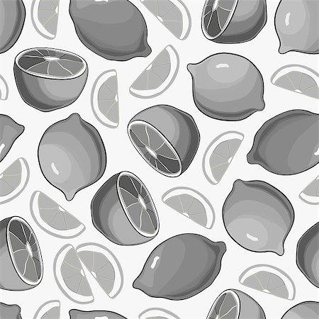 egnismoore (artist) - Seamless lemon pattern on white background. vector Photographie de stock - Aubaine LD & Abonnement, Code: 400-08814776