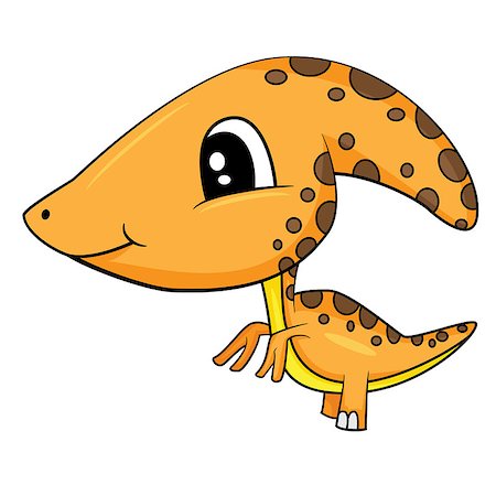 simsearch:400-08956391,k - Illustration of Cute Cartoon Baby Parasaurolophus Dinosaur. Vector EPS 8. Stock Photo - Budget Royalty-Free & Subscription, Code: 400-08815130