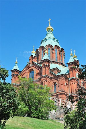 simsearch:400-06366782,k - Helsinki Uspenski  Cathedral Photographie de stock - Aubaine LD & Abonnement, Code: 400-08815328