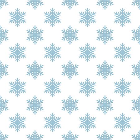 simsearch:400-08814672,k - Seamless pattern with snowflakes on blue background. Vector Illustration Stock Photo - Budget Royalty-Free & Subscription, Code: 400-08815766