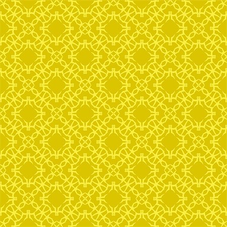 Yellow Ornamental Seamless Line Pattern. Endless Texture. Oriental Geometric Ornament Stock Photo - Budget Royalty-Free & Subscription, Code: 400-08816435