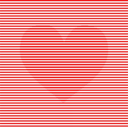 Red and white stripes, optical illusion in heart shape Photographie de stock - Aubaine LD & Abonnement, Code: 400-08816529