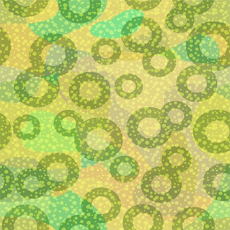 Abstract Seamless Background, Tile Pattern with Green Round Rings. Vector Eps10, Contains Transparencies Photographie de stock - Aubaine LD & Abonnement, Code: 400-08817744