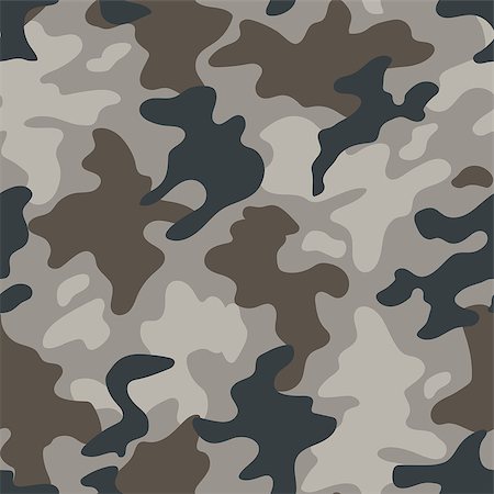 Modern fashion trendy camo pattern, vector illustration Stock Photo - Budget Royalty-Free & Subscription, Code: 400-08817960