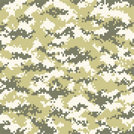 digital camouflage seamless pattern - Modern fashion trendy camo pattern, vector illustration Stock Photo - Budget Royalty-Free & Subscription, Code: 400-08817974