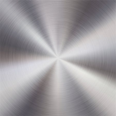 simsearch:400-06751679,k - Metal abstract technology background with circular polished, brushed concentric texture, chrome, silver, steel, aluminum for design concepts, web, prints, wallpapers, interfaces. Vector illustration. Stockbilder - Microstock & Abonnement, Bildnummer: 400-08818645