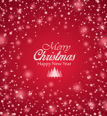 simsearch:400-08713262,k - Vector Christmas background, Merry Christmas card with snow Stock Photo - Budget Royalty-Free & Subscription, Code: 400-08818907
