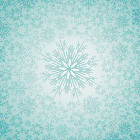 snowflakes on window - Vector Christmas background, Merry Christmas card with snow Foto de stock - Super Valor sin royalties y Suscripción, Código: 400-08818908