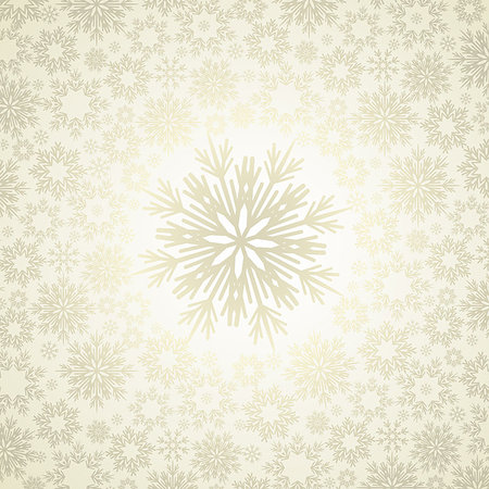 snowflakes on window - Vector Christmas background, Merry Christmas card with snow Foto de stock - Super Valor sin royalties y Suscripción, Código: 400-08818909