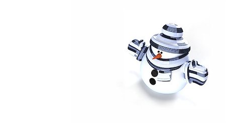 Snowman 3d render illustration isolated on white background Photographie de stock - Aubaine LD & Abonnement, Code: 400-08819242