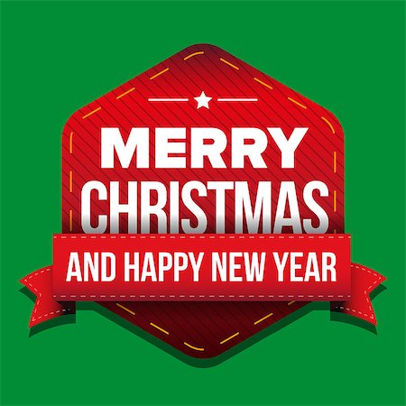 simsearch:400-08408100,k - Merry Christmas and Happy New Year greeting card Fotografie stock - Microstock e Abbonamento, Codice: 400-08819384