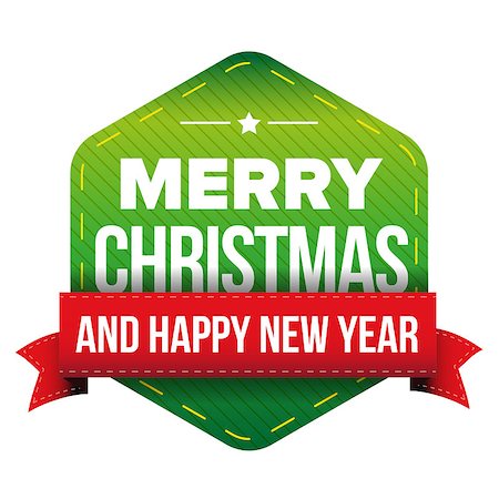 simsearch:400-05746178,k - Merry Christmas and Happy New Year patch Foto de stock - Super Valor sin royalties y Suscripción, Código: 400-08819380