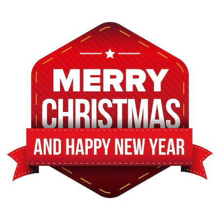 simsearch:400-05746178,k - Merry Christmas and Happy New Year patch Foto de stock - Super Valor sin royalties y Suscripción, Código: 400-08819382