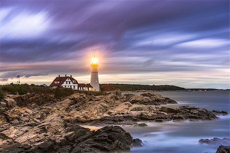 simsearch:6129-09086658,k - Portland Head Light in Cape Elizabeth, Maine, USA. Stockbilder - Microstock & Abonnement, Bildnummer: 400-08810983