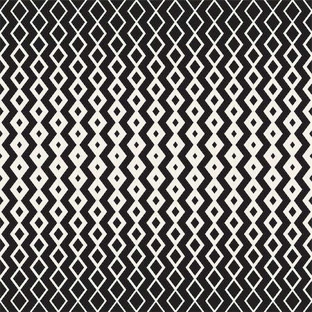 simsearch:400-08806227,k - Hand Drawn Horizontal Wavy ZigZag Lines. Abstract Geometric Background Design. Vector Seamless Black and White Pattern. Stock Photo - Budget Royalty-Free & Subscription, Code: 400-08811030