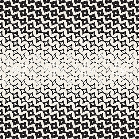 simsearch:400-08806227,k - Star Line Shape Halftone Transition. Abstract Geometric Background Design. Vector Seamless Black and White Pattern. Stock Photo - Budget Royalty-Free & Subscription, Code: 400-08811032