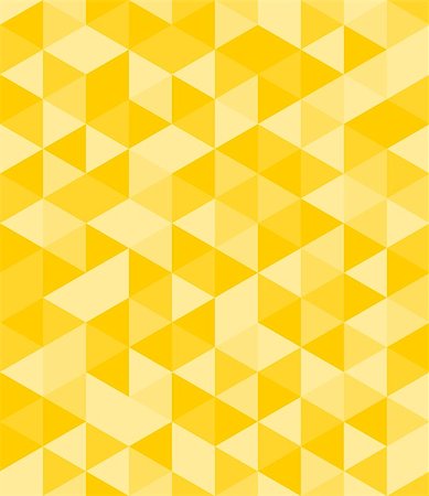 simsearch:400-08675660,k - Tile vector background with yellow triangle geometric mosaic Stock Photo - Budget Royalty-Free & Subscription, Code: 400-08811201