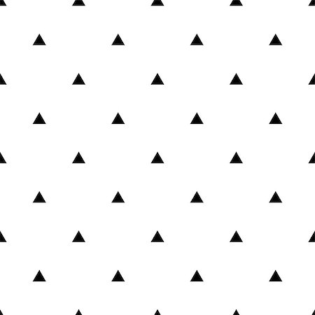 simsearch:400-08675660,k - Tile black and white triangle vector pattern or website background Stock Photo - Budget Royalty-Free & Subscription, Code: 400-08811260