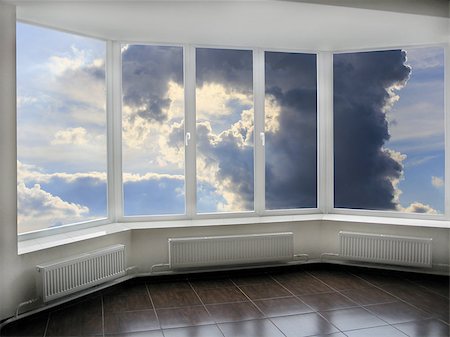 photo frame in heaven - plastic windows overlooking the blue beautiful heaven Stock Photo - Budget Royalty-Free & Subscription, Code: 400-08811880