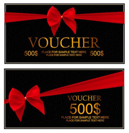 simsearch:400-07332875,k - Gift Voucher Template For Your Business. Vector Illustration EPS10 Stock Photo - Budget Royalty-Free & Subscription, Code: 400-08812047