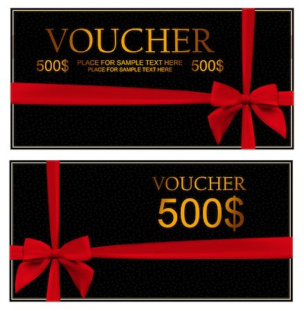 simsearch:400-07332875,k - Gift Voucher Template For Your Business. Vector Illustration EPS10 Stock Photo - Budget Royalty-Free & Subscription, Code: 400-08812049